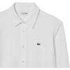 imageLacoste Mens Slim Fit Long Sleeve Woven ShirtWhite