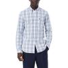 imageLacoste Mens Check Print Stretch ShirtWhite  Overview   Gipsy Blue