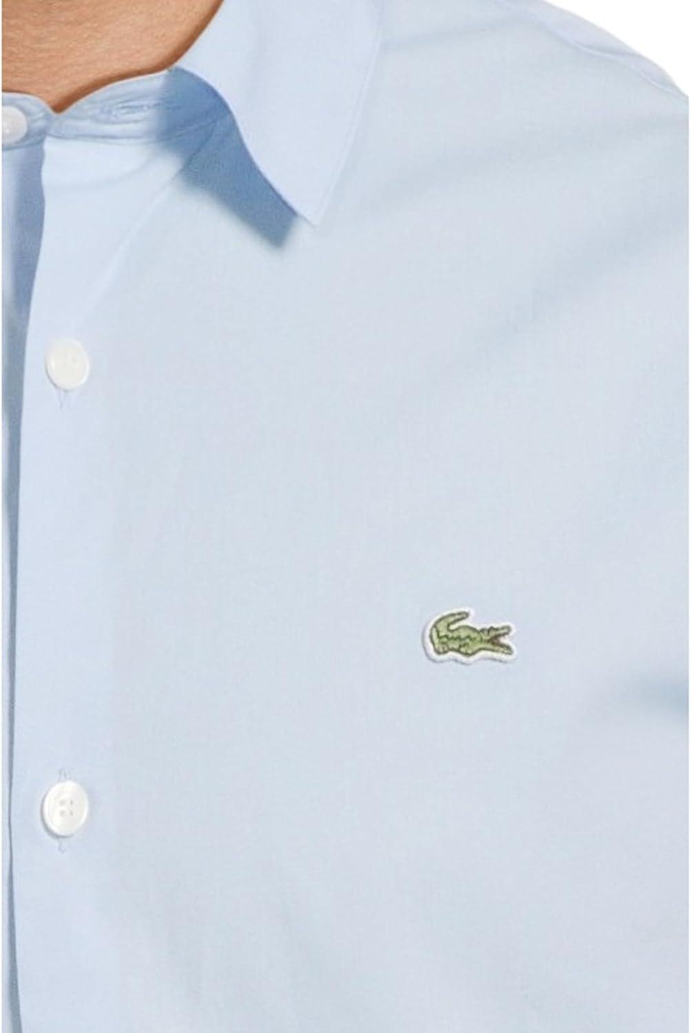 imageLacoste Mens Slim Fit Stretch Cotton Poplin ShirtOverview