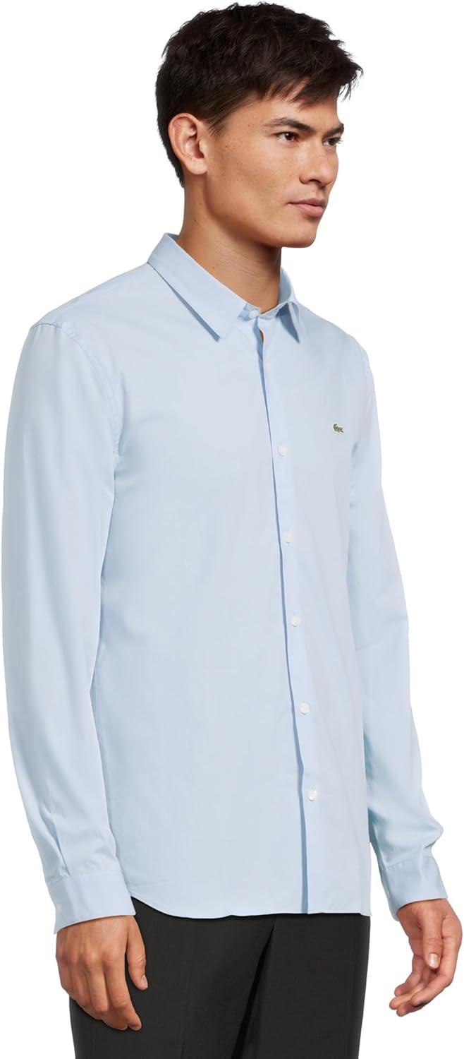 imageLacoste Mens Slim Fit Stretch Cotton Poplin ShirtOverview