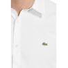 imageLacoste Mens Slim Fit Stretch Cotton Poplin ShirtWhite