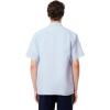 imageLacoste Mens Short Sleeve Regular Fit Linen Button Down Shirt with Front PocketRill