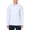 imageLacoste Mens Striped Oxford Cotton Shirt with PocketOverview  White