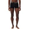 imageLacoste Mens Cotton Stretch Essentials Trunks 5PackBlack With Black Waistbands
