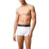 imageLacoste Mens Cotton Stretch Essentials Trunks 5PackWhite New