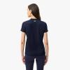 imageLacoste Womens Crew Neck Short Sleeve Regular Fit Graphic TShirtWhite