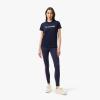 imageLacoste Womens Crew Neck Short Sleeve Regular Fit Graphic TShirtWhite