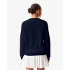 imageLacoste Womens Crewneck Cashmere Pullover SweaterNavy Blue