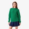 imageLacoste Womens Crewneck Cashmere Pullover SweaterRocket Green