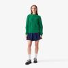 imageLacoste Womens Crewneck Cashmere Pullover SweaterRocket Green