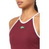 imageLacoste Womens Halter Tank TShirtBordeaux