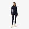 imageLacoste Womens Monogram Print HalfZip TopBlack