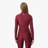 imageLacoste Womens Monogram Print HalfZip TopBordeaux