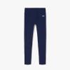 imageLacoste Womens Ribbed LeggingsNavy Blue