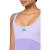 imageLacoste x Bandier Womens All Motion Colorblock 6quot BodysuitLilac