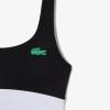 imageLacoste x Bandier Womens All Motion Colorblock Sports BraBlack