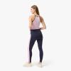 imageLacoste x Bandier Womens Colorblock LeggingsNavy Blue