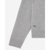 imageLacoste x Bandier Womens Contrast Crocodile SweaterGreyBordeaux