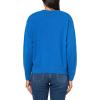 imageLacoste x Bandier Womens Contrast Crocodile SweaterLight BlueNavy Blue