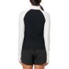 imageLacoste x Bandier Womens Pro Fleece QuarterZip TopBlackCream