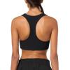 imageLacoste x Bandier Womens Ribbed Sports BraBlack