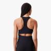 imageLacoste x Bandier Womens Ribbed Sports BraBlack