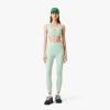 imageLacoste x Bandier Womens Ribbed Sports BraGreen