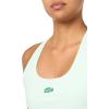 imageLacoste x Bandier Womens Ribbed Sports BraGreen