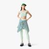 imageLacoste x Bandier Womens Ribbed Sports BraGreen