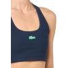imageLacoste x Bandier Womens Ribbed Sports BraNavy Blue