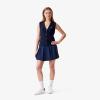 imageLacoste x Bandier Womens Sleeveless Cashmere CardiganNavy Blue