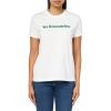 imageLacoste Womens Crew Neck Short Sleeve Regular Fit Graphic TShirtCreamBordeaux