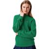 imageLacoste Womens Crewneck Cashmere Pullover SweaterRocket Green