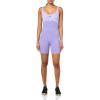 imageLacoste x Bandier Womens All Motion Colorblock 6quot BodysuitLilac