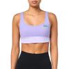 imageLacoste x Bandier Womens All Motion Colorblock Sports BraLilac