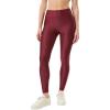 imageLacoste x Bandier Womens Monogram Print LeggingsBordeaux