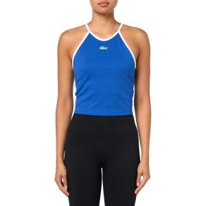 imageLacoste Womens Halter Tank TShirtBlue