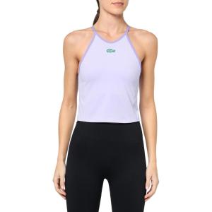 imageLacoste Womens Halter Tank TShirtLilac