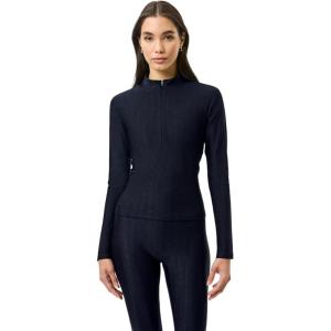 imageLacoste Womens Monogram Print HalfZip TopBlack