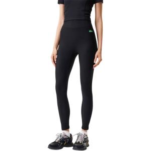 imageLacoste Womens Ribbed LeggingsBlack