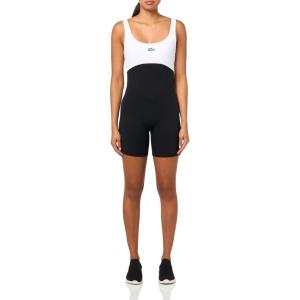 imageLacoste x Bandier Womens All Motion Colorblock 6quot BodysuitBlack