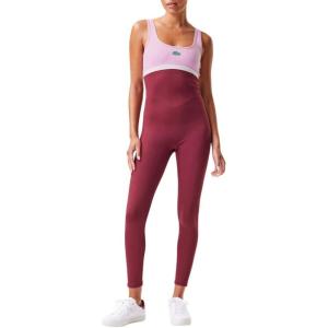 imageLacoste x Bandier Womens All Motion ScoopNeck BodysuitBordeaux