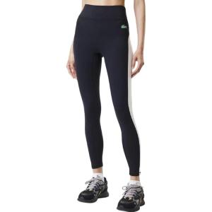 imageLacoste x Bandier Womens Colorblock LeggingsBlack