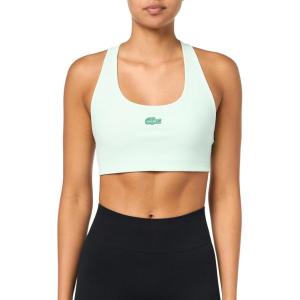 imageLacoste x Bandier Womens Ribbed Sports BraGreen