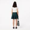 imageLacoste Womens Pleated Twill SkirtForest Green