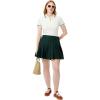 imageLacoste Womens Pleated Twill SkirtForest Green