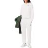 imageLacoste womens Core Collection Straight Fit Track PantsFlour
