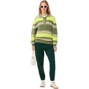 imageLacoste Womens Blended Cotton Jogging PantsForest Green
