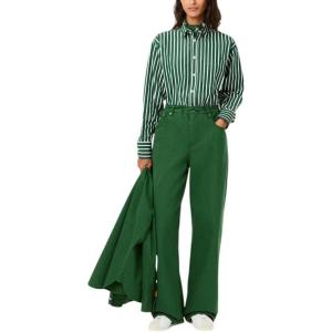 imageLacoste Womens Wide Fit Denim JeansGreen