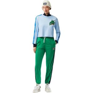 imageLacoste womens Core Collection Straight Fit Track PantsFluorine Green